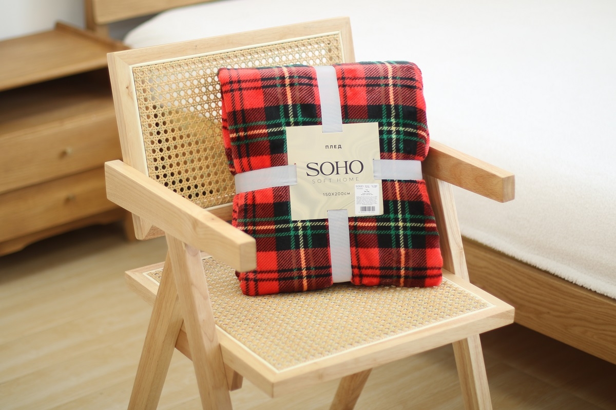 Плед Soho 150х200 см Sell Red  1 Sell Red