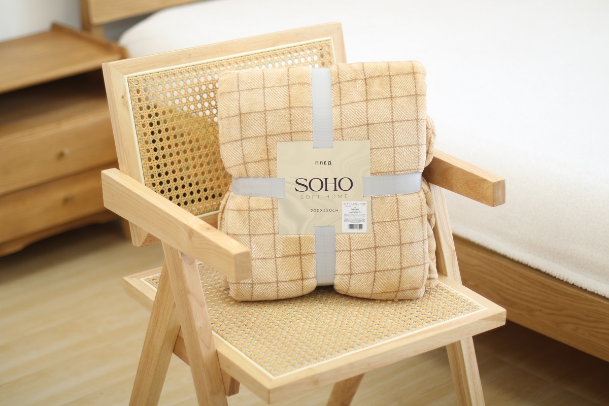 Плед Soho 200х220 см Sweet Beige  2 Sweet Beige