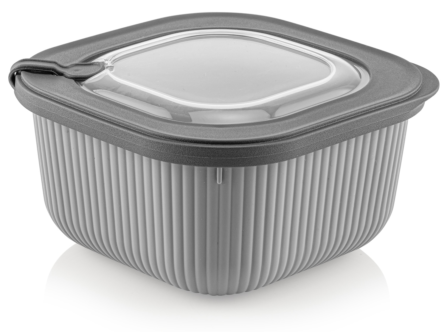 Замовити Контейнер Idea Home 00683 Line Box Gray 1.8 л (00683 Gray) в інтернет магазині luminarc.in.ua за вигідною ціною дешево, оптом і роздріб.