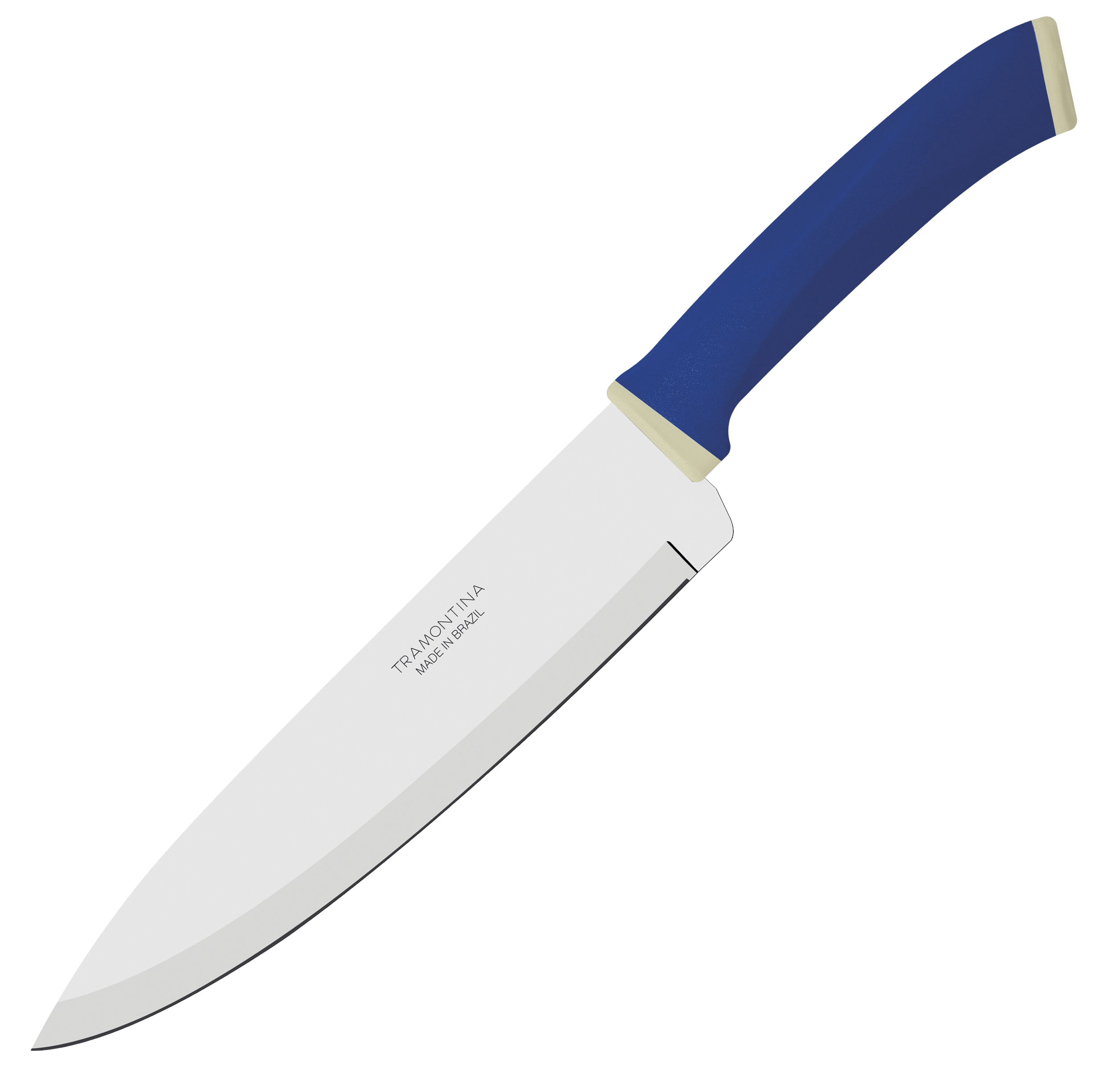 Замовити Ніж Chef Tramontina Felice blue, 203 мм в інтернет магазині luminarc.in.ua за вигідною ціною дешево, оптом і роздріб.