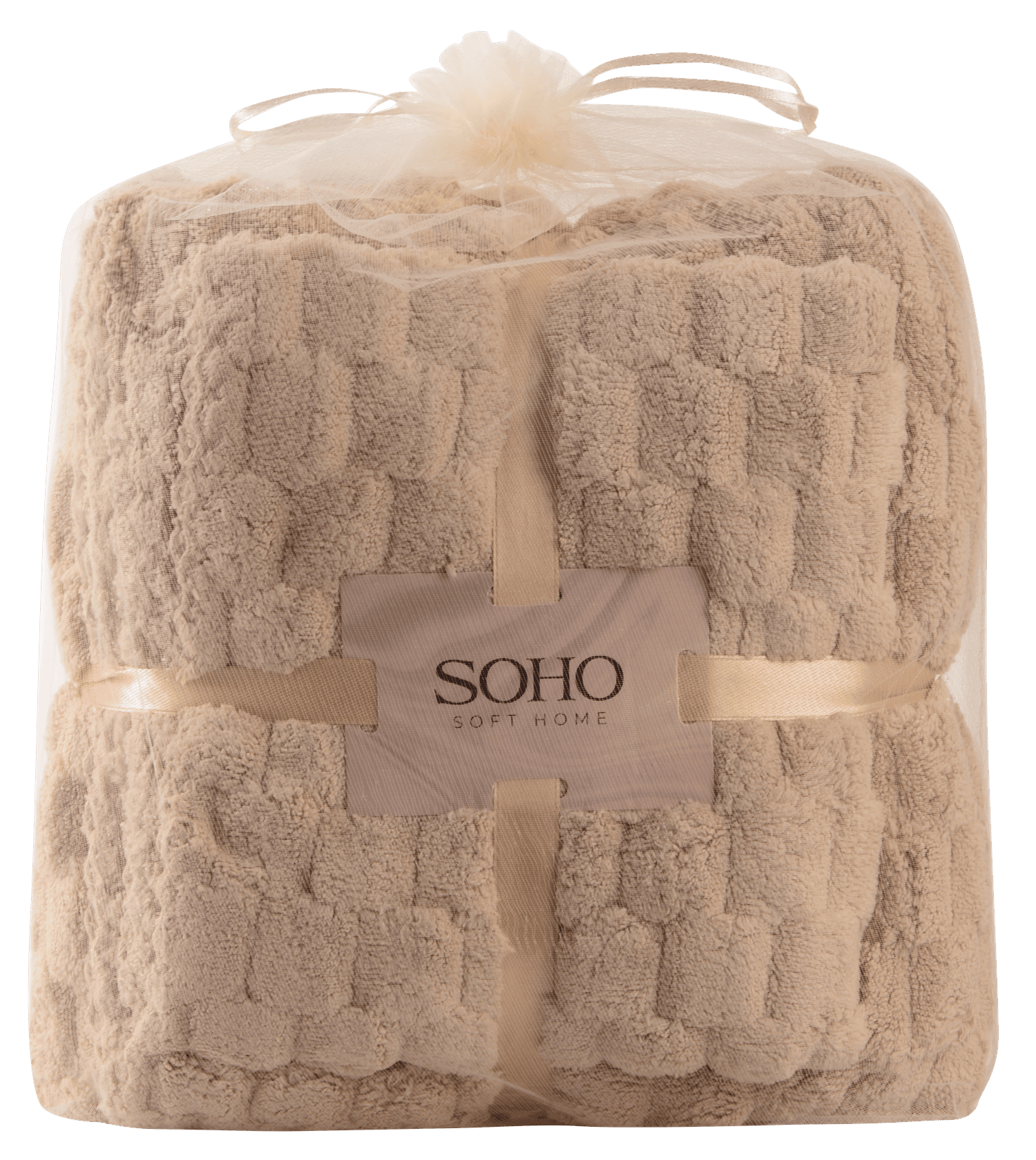 Замовити Набір рушників Soho 35х75+70х140 см Sote Beige  в інтернет магазині luminarc.in.ua за вигідною ціною дешево, оптом і роздріб.