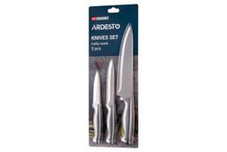 Набір ножів Ardesto Gemini Gourmet 3 пр сірий AR2103GR
