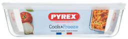 Форма з кришкою Pyrex Cook&Freez, 22х17х6 см 242P000/7946