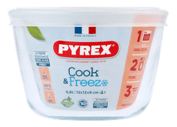 Форма Pyrex Cook&Freez, 12х8 см 152P001/7948