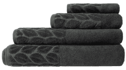 Рушник банний Soho 50х90 см Leaves Dark Gray  50*90 Leaves Dark Gray