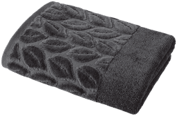 Рушник банний Soho 50х90 см Leaves Dark Gray  50*90 Leaves Dark Gray