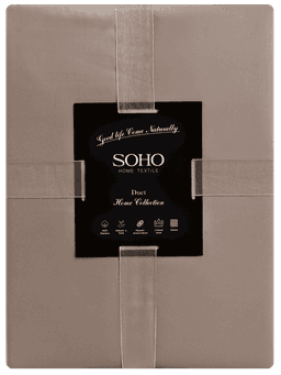 Комплект постельного белья Soho Євро Duet 200х230 см Beige/Mocha  Євро Duet 200*230 Beige/Mocha
