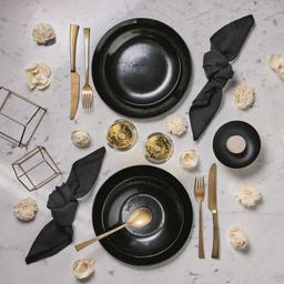 Тарілка десертна Luminarc Diana Black, 19 см V0124