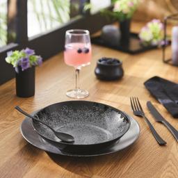 Тарілка обідня Luminarc Slate Black, 25 см V0115