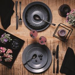 Тарілка обідня Luminarc Slate Black, 25 см V0115