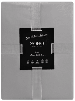 Комплект постільної білизни Soho Сімейний Duet 150х200 см Mocha/Grey Сім Duet 2шт-150*200 Mocha/Grey