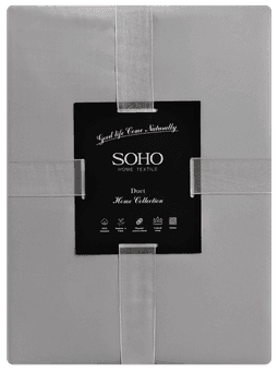 Комплект постільної білизни Soho Сімейний Duet 150х200 см Ivory/Grey Сім Duet 2шт-150*200 Ivory/Grey
