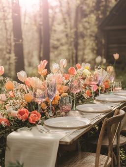 Набір келихів CD'A Swirly Spring, 4х210 мл V9137