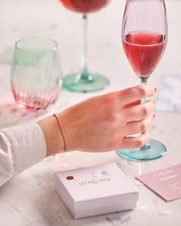 Набір келихів CD'A Swirly Spring, 4х210 мл V9137