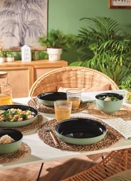 Блюдо Luminarc Black Grey, 21 см Q8584