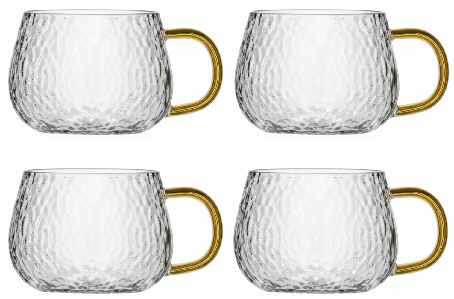 Набір чашок 350 мл 4 шт Ardesto Dew AR2635D