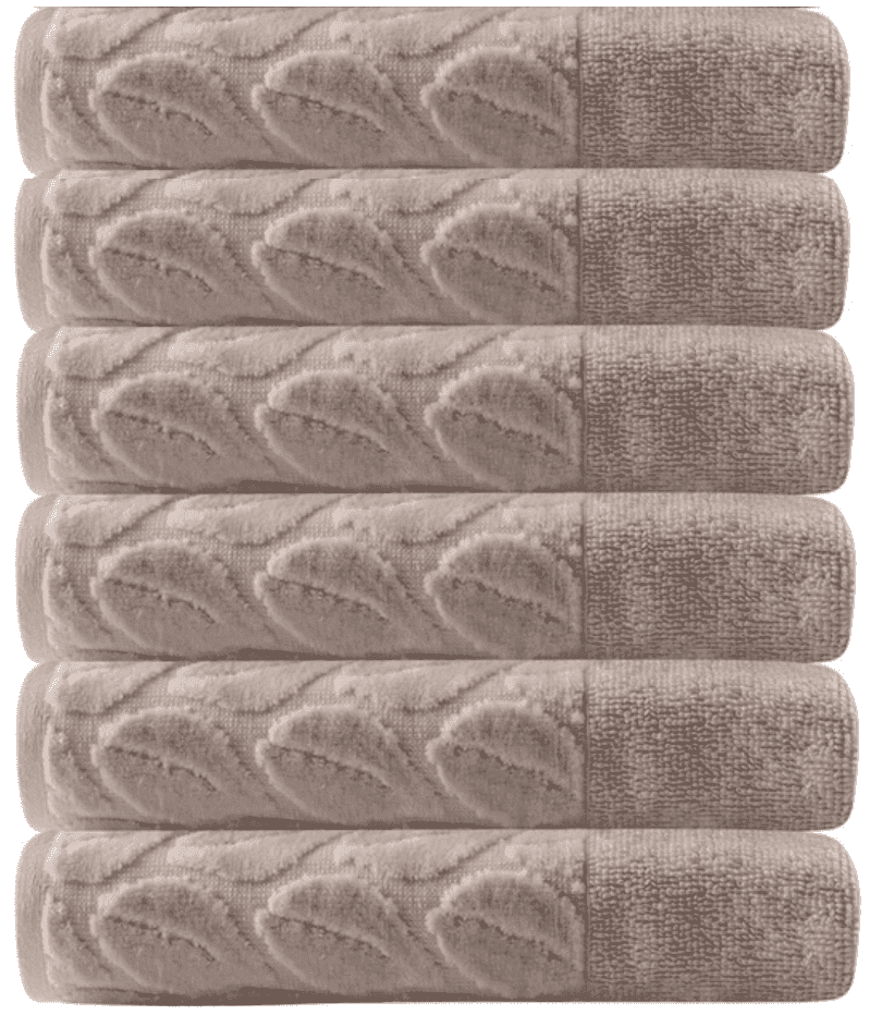 Рушник банний Soho 50х90 Leaves Cream 6 шт  50*90 Leaves Cr 6 шт