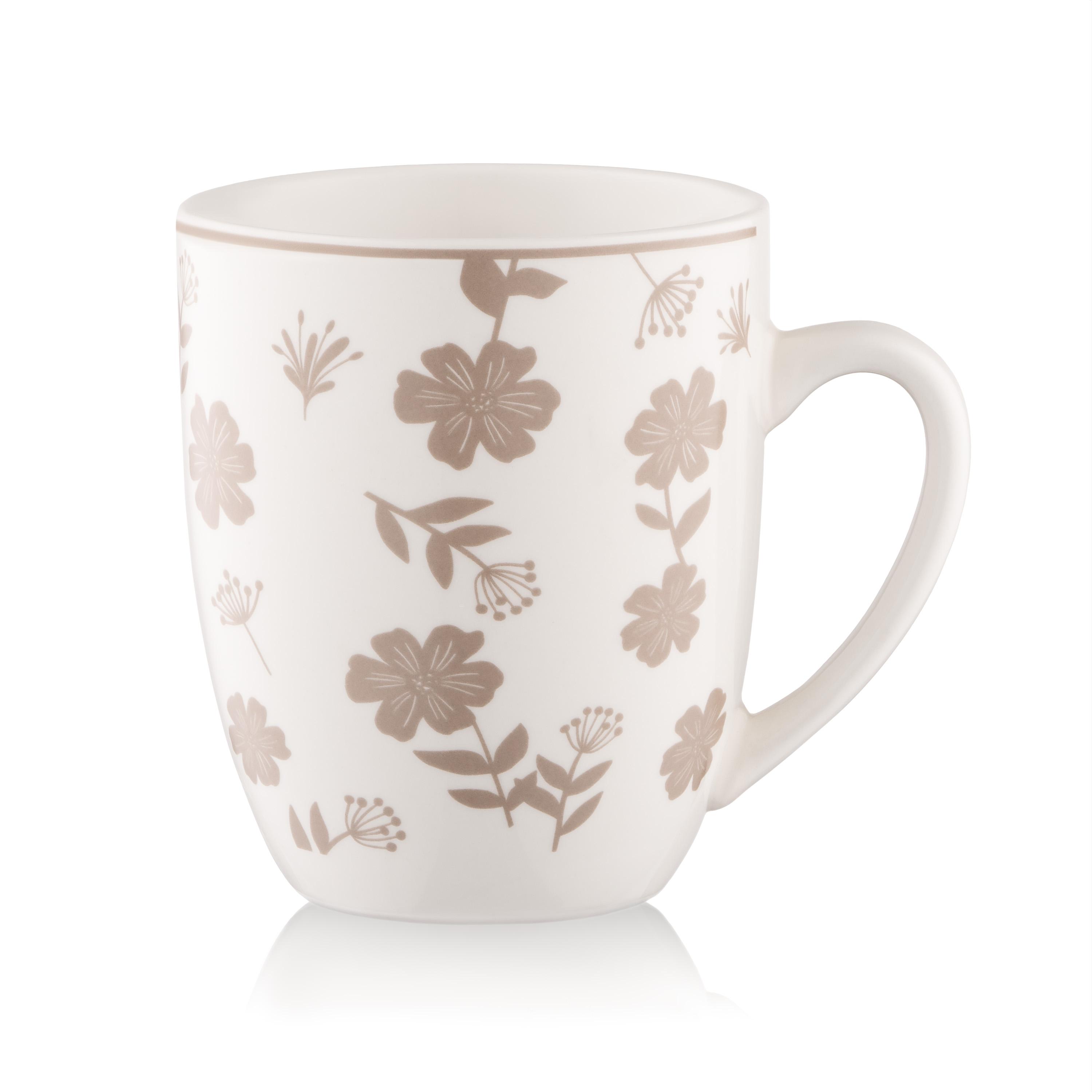 Чашка 360 мл Ardesto Ravenna White&Beige AR1336R