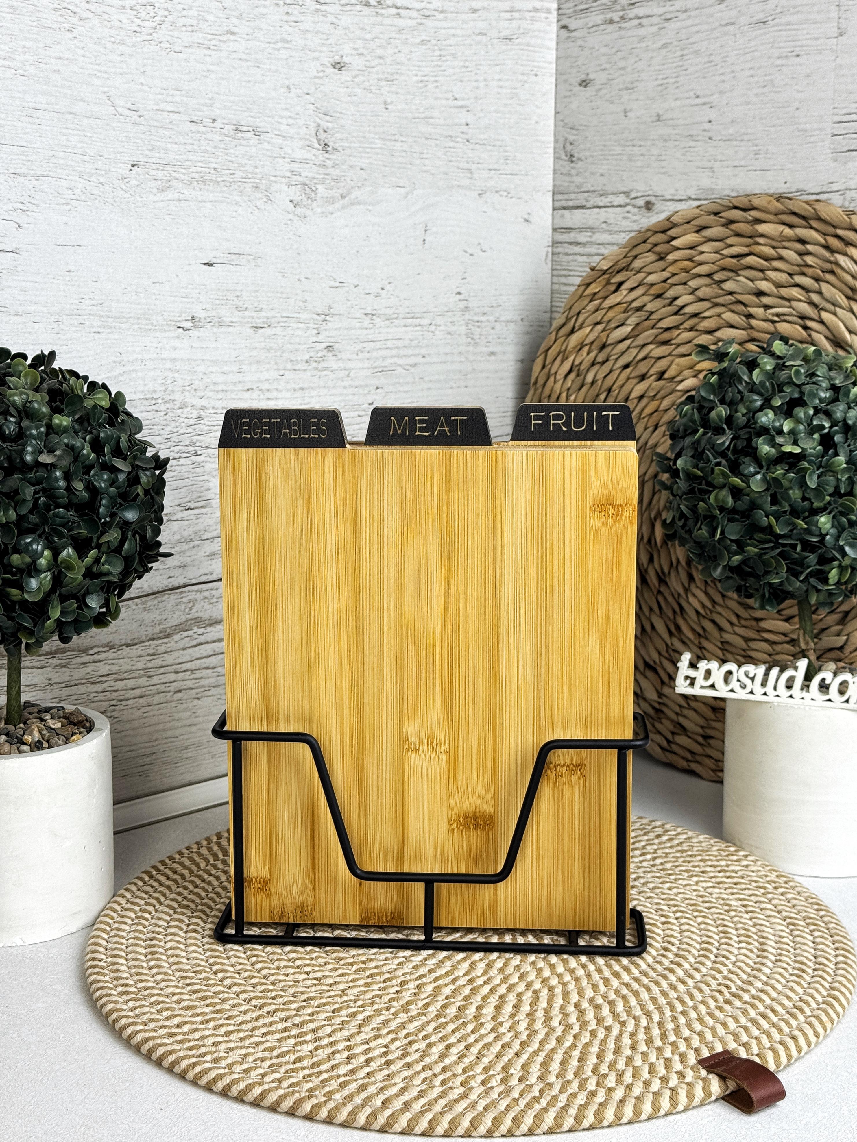 Набор кухонных досок на подставке 3 шт. Ardesto Midori AR1427B