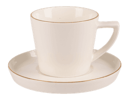 Чашка с блюдцем Limited Edition Aria Gold, 90 мл TRSC-GM2522-Y90CS