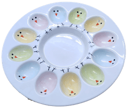 Блюдо для яєць LED Easter Chicken, 12 секцій, 26.5см F020003