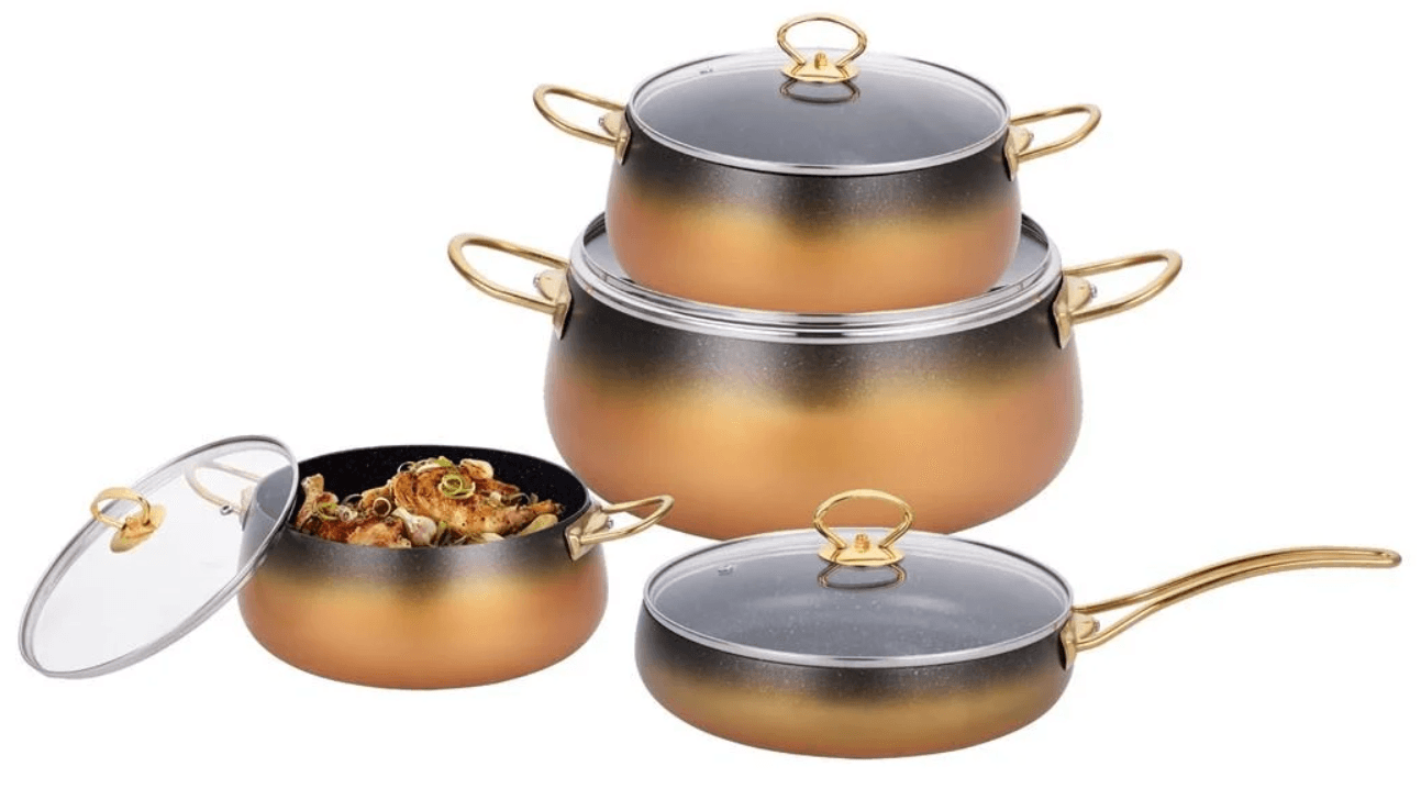 Набір посуду з антипригарним покриттям 8 пр. Edenberg EB-12930