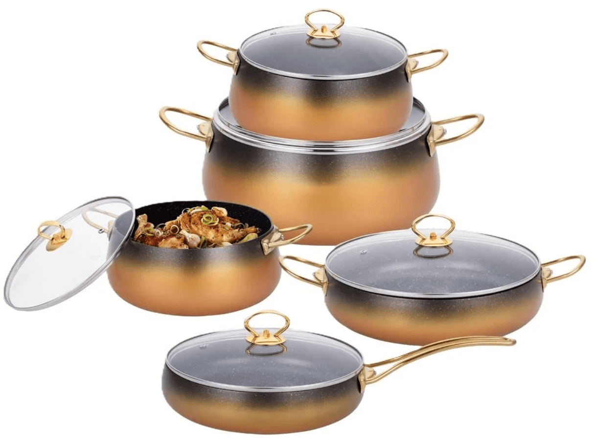 Набір кухонного посуду 10 пр. Edenberg EB-12935