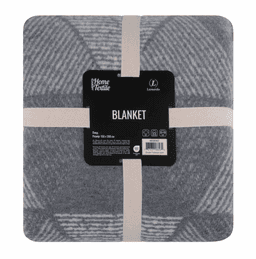 Плед 150×200 см Ardesto Leonardo Геометрія, сірий ART0414LT