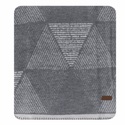 Плед 150×200 см Ardesto Leonardo Геометрія, сірий ART0414LT