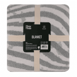 Плед 150×200 см Ardesto Leonardo Хвиля, сірий ART0416LT