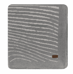 Плед 150×200 см Ardesto Leonardo Хвиля, сірий ART0416LT