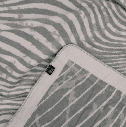 Плед 150×200 см Ardesto Leonardo Хвиля, сірий ART0416LT