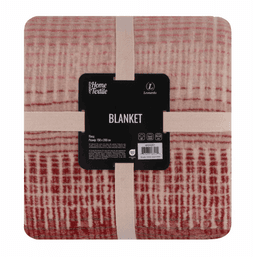 Плед 150×200 см Ardesto Leonardo Зигзаг, коричневий ART0420LT