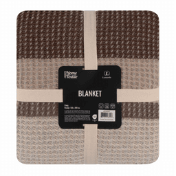 Плед 150×200 см Ardesto Leonardo Піке, коричневий ART0422LT