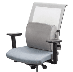 Ортопедична подушка для спини 34х32х12 см Ardesto Сіра Sleepwell Back ART3432BAP