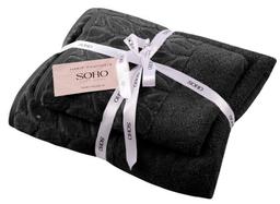 Набор полотенец Soho 50×90+70×140 см Leaves Graphite  50*90+70*140 Leaves Graphite