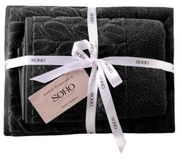 Набор полотенец Soho 50×90+70×140 см Leaves Graphite  50*90+70*140 Leaves Graphite