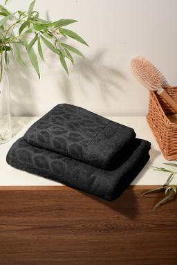 Набор полотенец Soho 50×90+70×140 см Leaves Graphite  50*90+70*140 Leaves Graphite