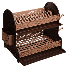 Сушка для посуду Violet House 0414 Ажур Cream  38х28х41.5 см  0414 Ажур Cream сушка д/посуды.