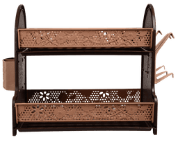 Сушка для посуду Violet House 0414 Ажур Cream  38х28х41.5 см  0414 Ажур Cream сушка д/посуды.