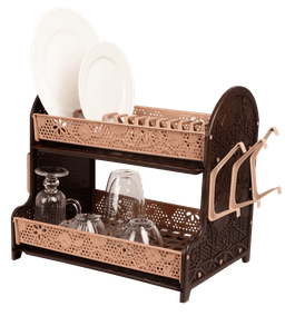 Сушка для посуду Violet House 0414 Ажур Cream  38х28х41.5 см  0414 Ажур Cream сушка д/посуды.