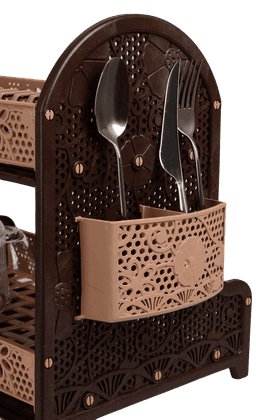 Сушка для посуду Violet House 0414 Ажур Cream  38х28х41.5 см  0414 Ажур Cream сушка д/посуды.