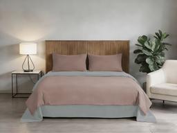 Комплект постільної білизни Soho Євро 200х220 см Rose/Light gray PATTERN 22-E