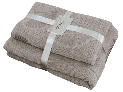 Набір рушників Soho 50х90+70х140 см Fiji Sand  50*90+70*140см Fiji Sand