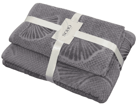 Набір рушників Soho 50х90+70х140 см Fiji Gray  50*90+70*140см Fiji Gray