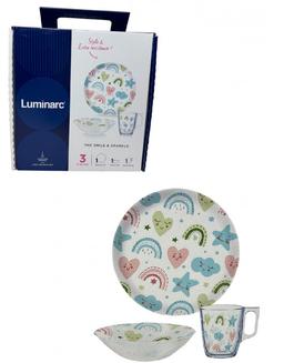 Набір дитячий посуду Smile&Sparkle 3 предмети Luminarc X3054