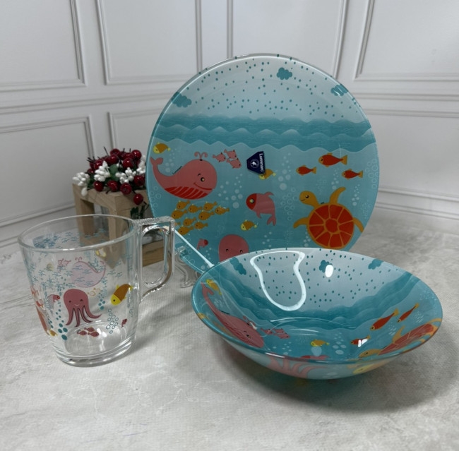 Набір дитячий Fin friends 3 предмети Luminarc X3062