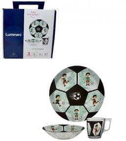 Дитячий набір посуду Little kickers 3 предмети Luminarc X3056