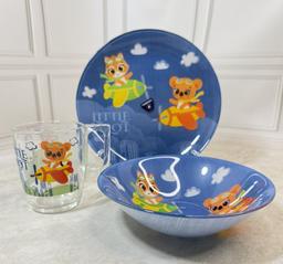 Дитячий набір посуду Little pilot 3 предмети Luminarc X3060