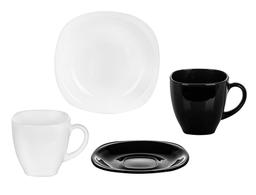 Сервіз чайний LUMINARC CARINE BLACK&WHITE, 12 предметів D2371